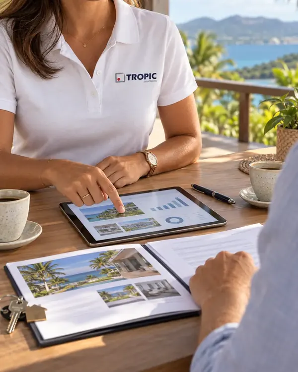 Rendez-vous d’estimation avec une conseillère Tropic Immobilier